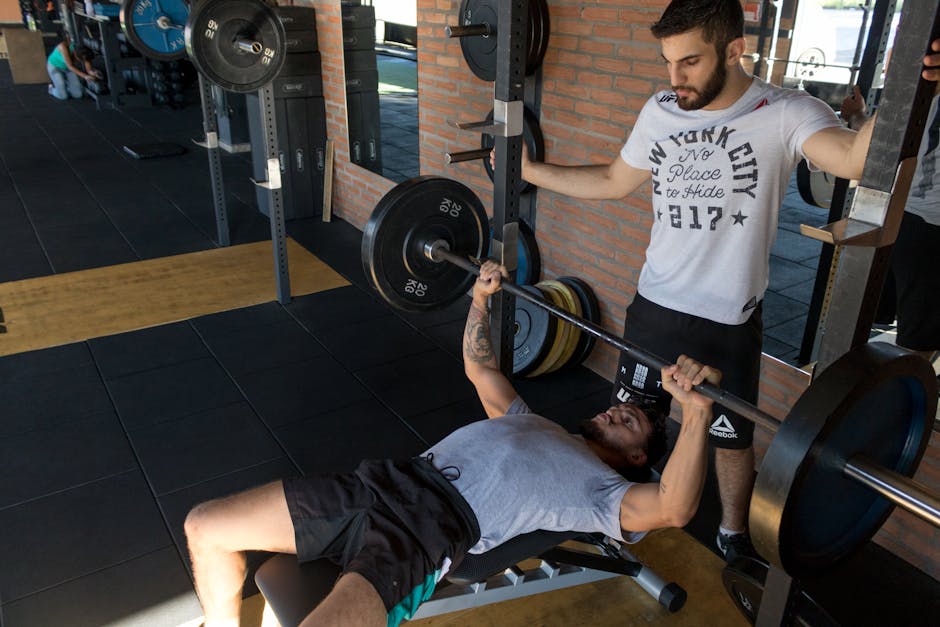 une salle de sport