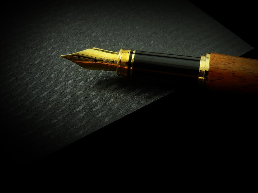 un stylo